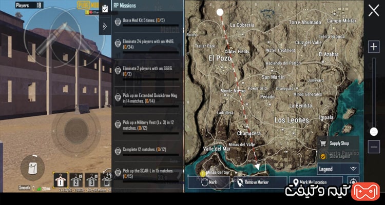 نقشه های بتل رویال PUBG Mobile
