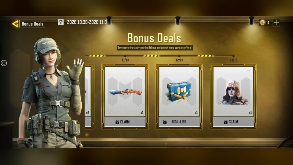 آفر Bonus Deal کالاف موبایل با اپراتور Outrider Skeleton و جوایز مراحل