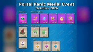جوایز رویداد Portal Panic در کلش آف کلنز شامل تجهیزات قهرمان ها و تزئینات جدید