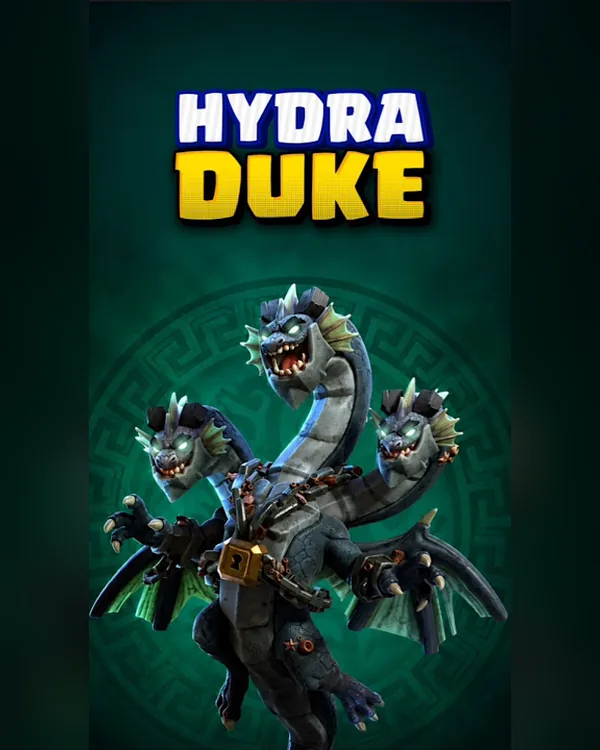 پوسته دوک هایدرا (Hydra Duke) برای دوک اژدها کلش اف کلنز