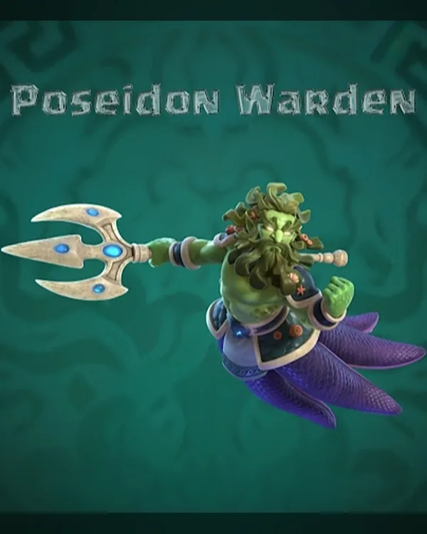 پوسته نگهبان پوسایدن (Poseidon Warden) برای نگهبان بزرگ کلش اف کلنز